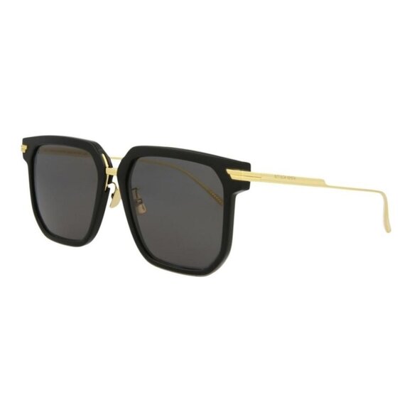 New Authentic Bottega Veneta Womens Square/Rectangle Black Gold Grey Fashion Des - Picture 1 of 4